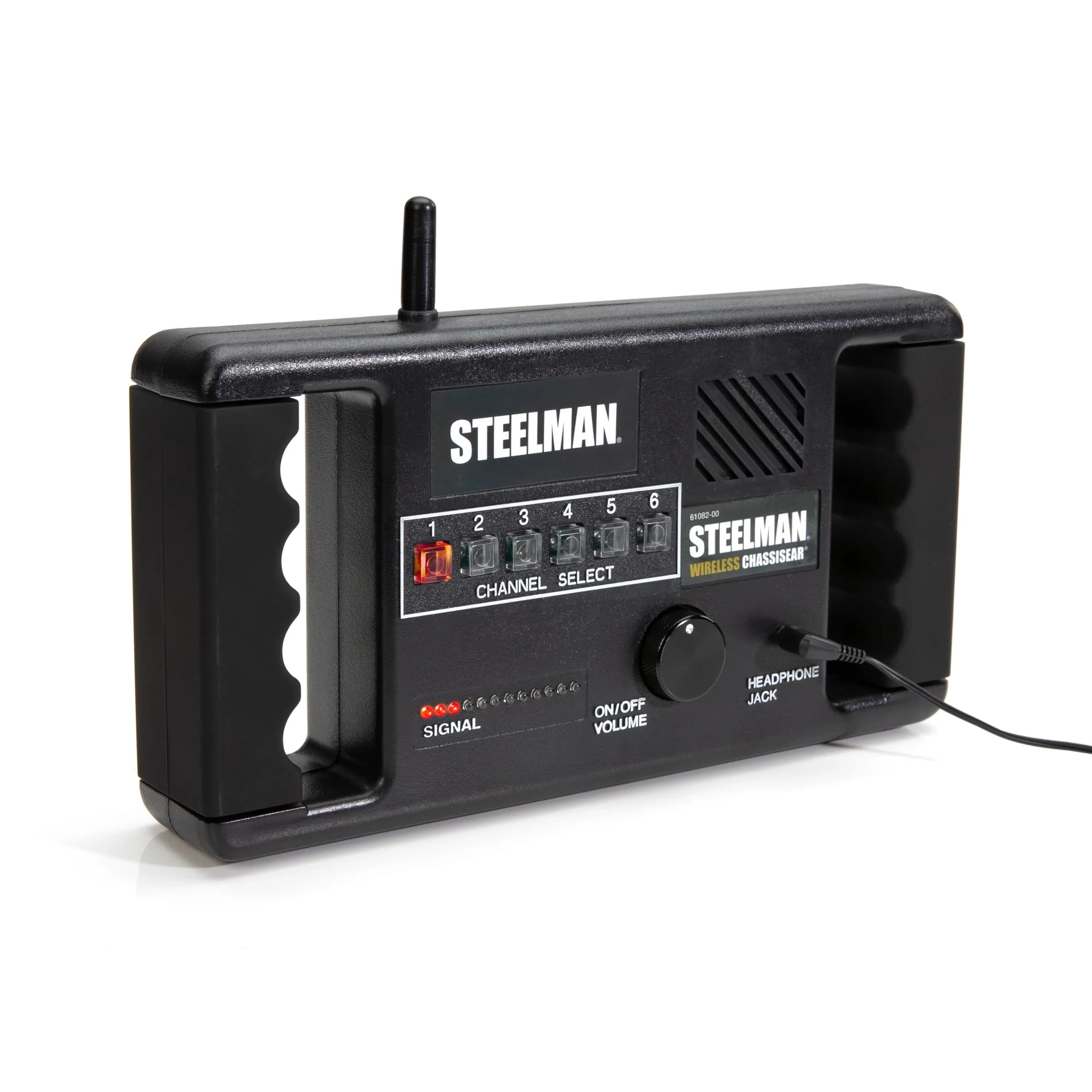 Приёмник STEELMAN ChassisEAR 61082: выбор каналов, индикатор сигнала и выход 3,5 мм